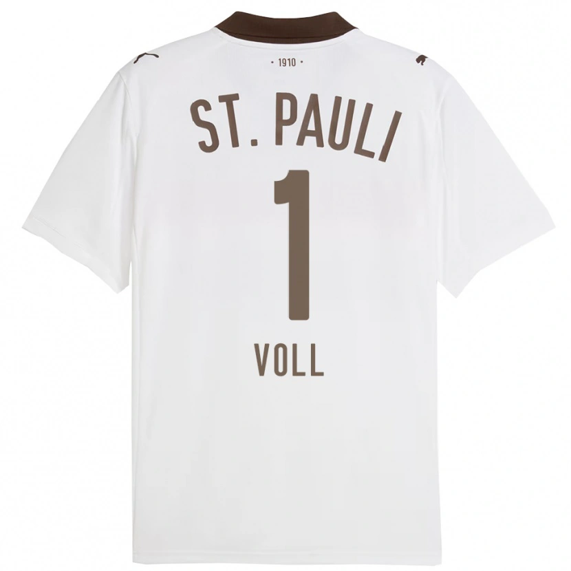 Danxen Dames Ben Voll #1 Wit Rood Uitshirt Uittenue 2025/26 T-Shirt