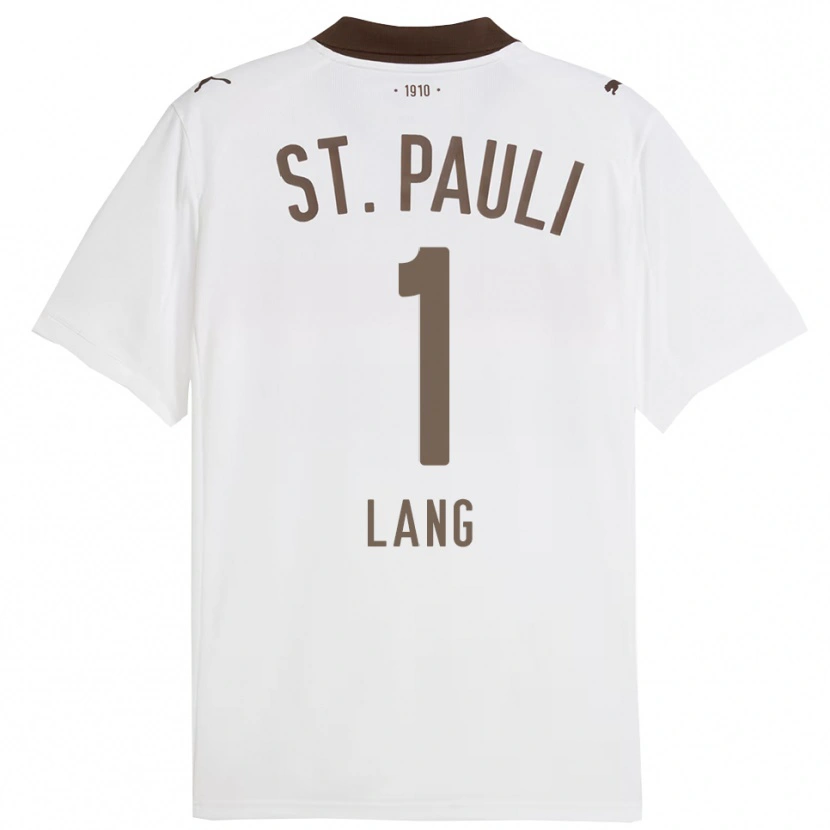 Danxen Dames Christoph Lang #1 Wit Rood Uitshirt Uittenue 2025/26 T-Shirt
