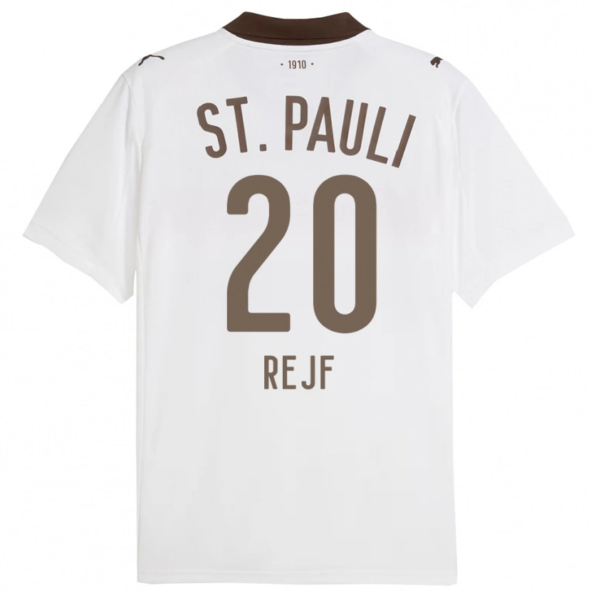 Danxen Dames Petr Rejf #20 Wit Rood Uitshirt Uittenue 2025/26 T-Shirt