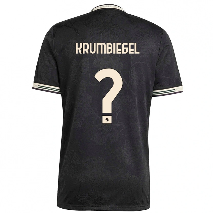 Danxen Dames Paulina Krumbiegel #0 Zwart Wit Groen Thuisshirt Derde Tenue 2025/26 T-Shirt