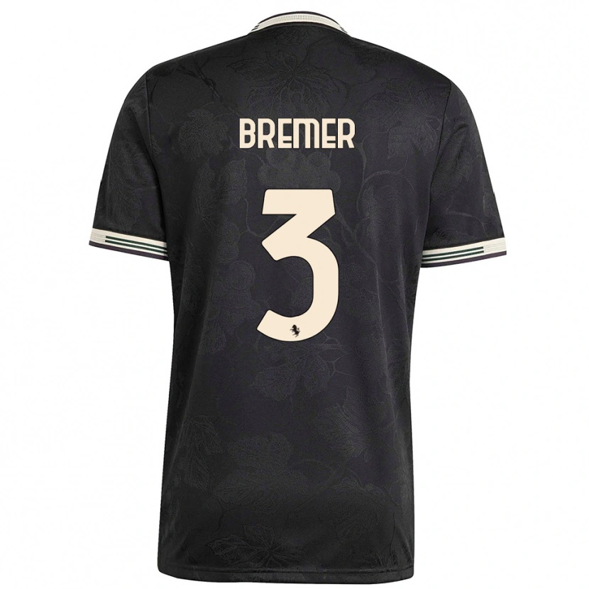 Danxen Dames Bremer #3 Zwart Wit Groen Thuisshirt Derde Tenue 2025/26 T-Shirt