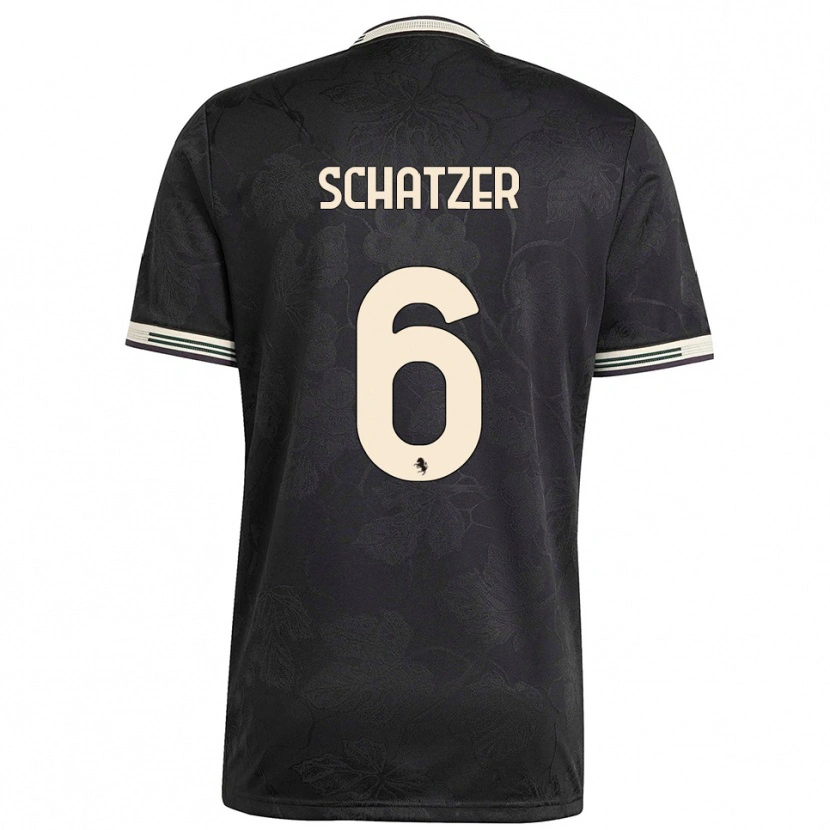Danxen Dames Eva Schatzer #6 Zwart Wit Groen Thuisshirt Derde Tenue 2025/26 T-Shirt