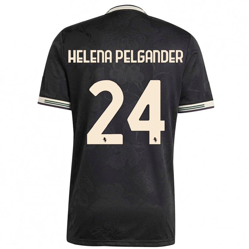 Danxen Dames Elsa Helena Pelgander #24 Zwart Wit Groen Thuisshirt Derde Tenue 2025/26 T-Shirt