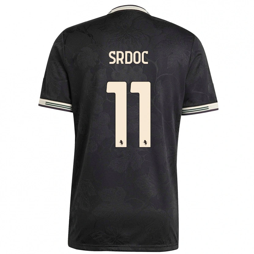Danxen Dames Ivano Srdoc #11 Zwart Wit Groen Thuisshirt Derde Tenue 2025/26 T-Shirt