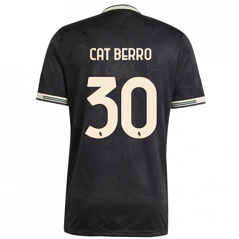 Danxen Dames Simone Cat Berro #30 Zwart Wit Groen Thuisshirt Derde Tenue 2025/26 T-Shirt