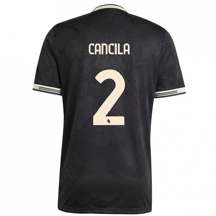Danxen Dames Lorenzo Cancila #2 Zwart Wit Groen Thuisshirt Derde Tenue 2025/26 T-Shirt
