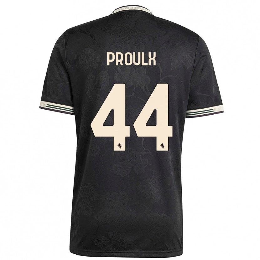 Danxen Dames Lysianne Proulx #44 Zwart Wit Groen Thuisshirt Derde Tenue 2025/26 T-Shirt