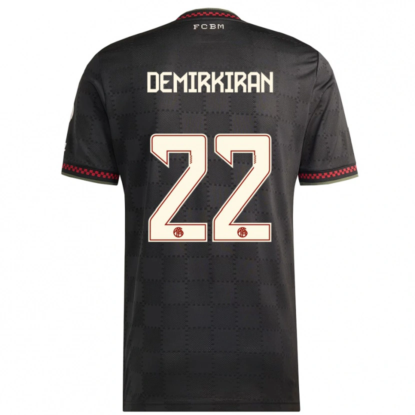 Danxen Dames Ediz Demirkiran #22 Zwart Wit Thuisshirt Derde Tenue 2025/26 T-Shirt