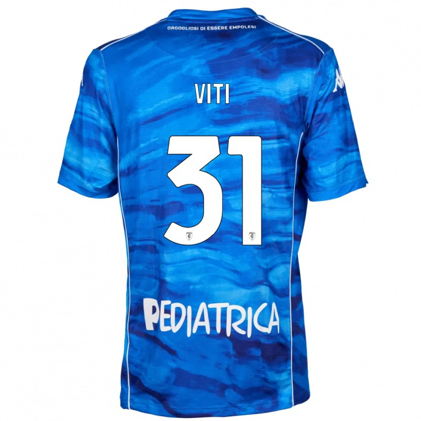 Danxen Kinderen Vittorio Viti #31 Blauw Wit Thuisshirt Thuistenue 2025/26 T-Shirt