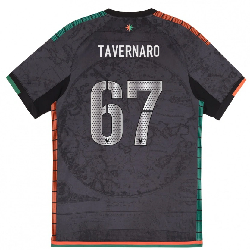 Danxen Kinderen Federico Tavernaro #67 Donkergrijs Thuisshirt Thuistenue 2025/26 T-Shirt