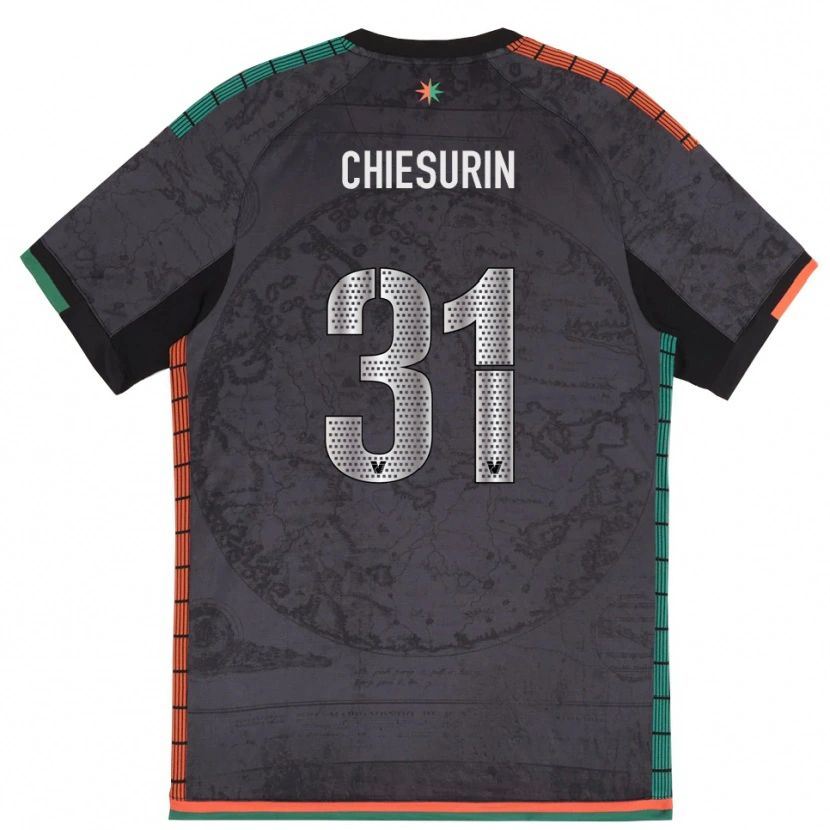 Danxen Kinderen Alberto Chiesurin #31 Donkergrijs Thuisshirt Thuistenue 2025/26 T-Shirt