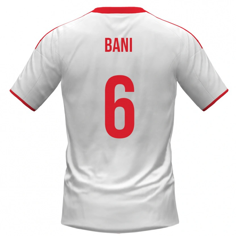 Danxen Kinderen Cristiano Bani #6 Wit Rood Thuisshirt Thuistenue 2025/26 T-Shirt