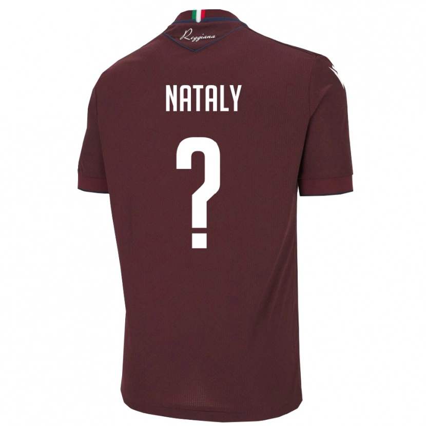 Danxen Kinderen Massa Nataly #0 Bourgondië Wit Thuisshirt Thuistenue 2025/26 T-Shirt