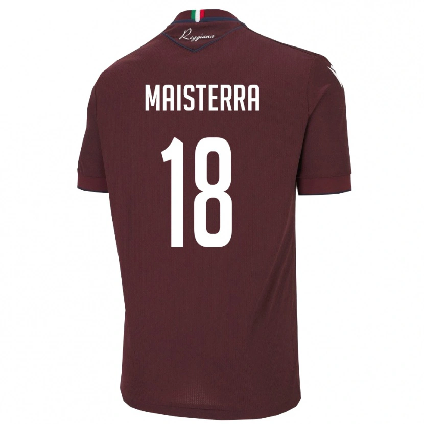 Danxen Kinderen Roque Maisterra #18 Bourgondië Wit Thuisshirt Thuistenue 2025/26 T-Shirt