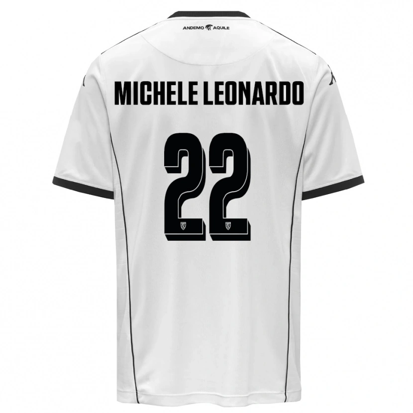 Danxen Kinderen Matteo Michele Leonardo #22 Wit Zwart Thuisshirt Thuistenue 2025/26 T-Shirt