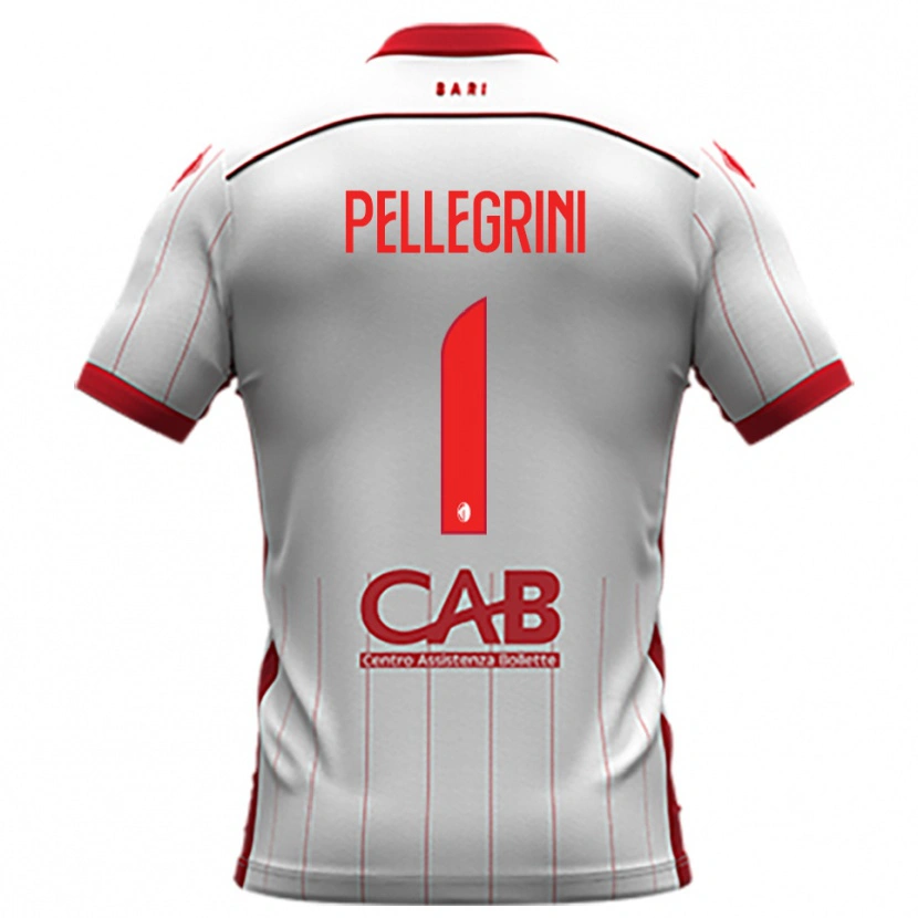 Danxen Kinderen Luigi Pellegrini #1 Wit Rood Thuisshirt Thuistenue 2025/26 T-Shirt