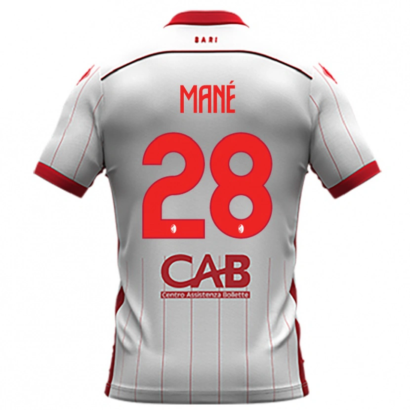 Danxen Kinderen Moussa Mané #28 Wit Rood Thuisshirt Thuistenue 2025/26 T-Shirt