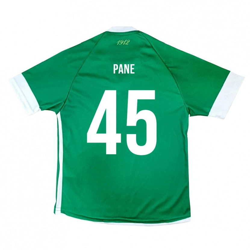 Danxen Kinderen Pasquale Pane #45 Groen Wit Thuisshirt Thuistenue 2025/26 T-Shirt