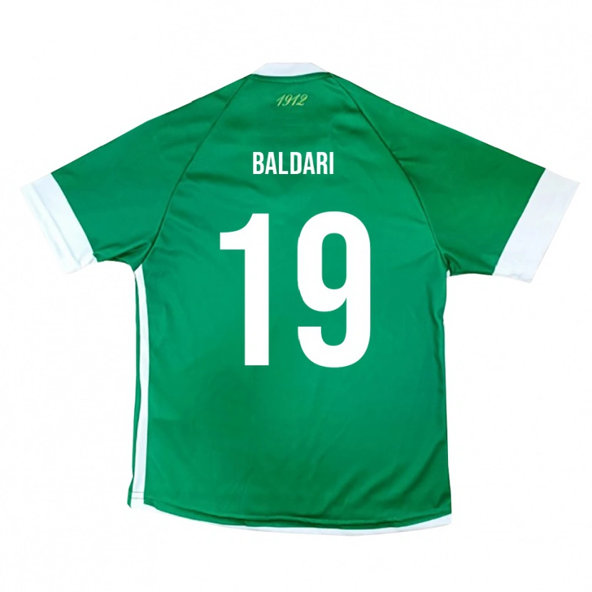 Danxen Kinderen Gabriele Baldari #19 Groen Wit Thuisshirt Thuistenue 2025/26 T-Shirt