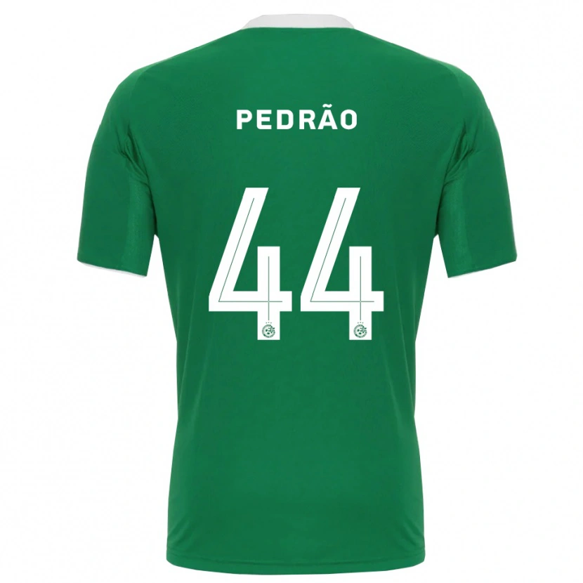 Danxen Kinderen Pedrão #44 Groen Wit Thuisshirt Thuistenue 2025/26 T-Shirt