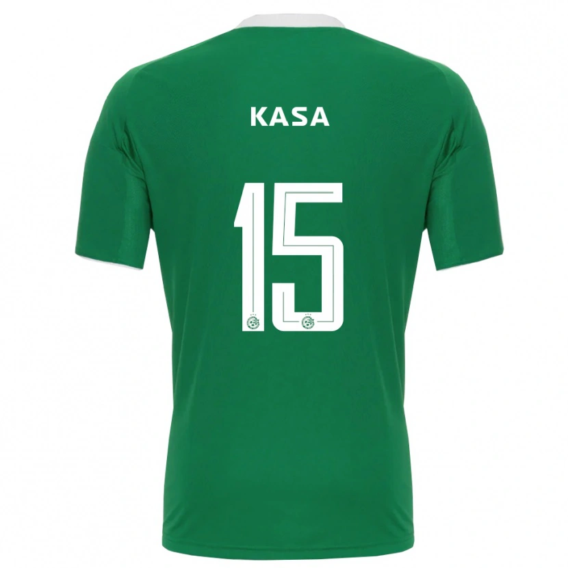 Danxen Kinderen Lior Kassa #15 Groen Wit Thuisshirt Thuistenue 2025/26 T-Shirt