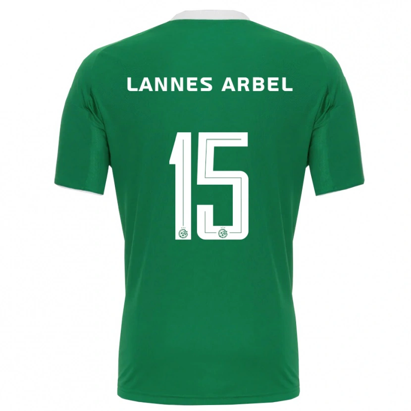 Danxen Kinderen Tomer Lannes Arbel #15 Groen Wit Thuisshirt Thuistenue 2025/26 T-Shirt