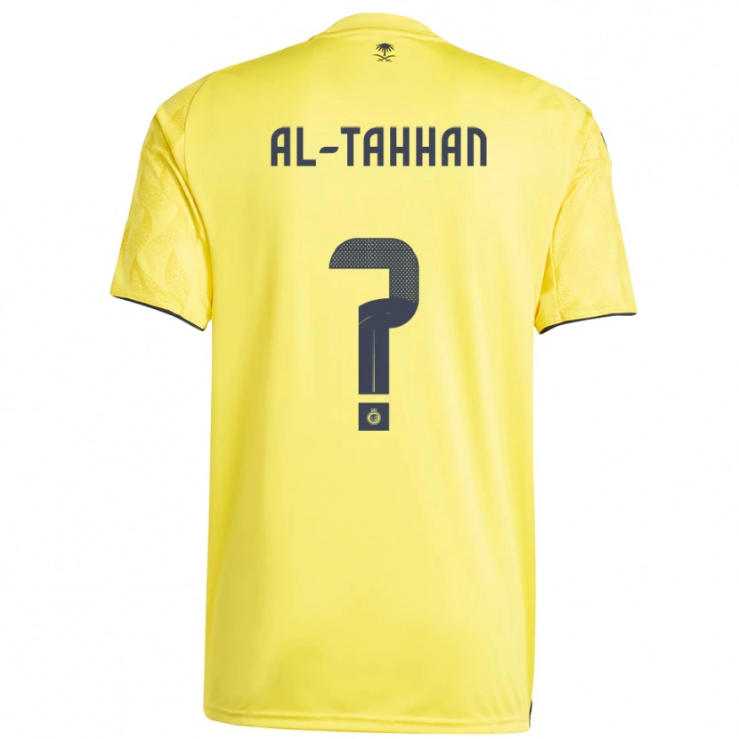 Danxen Kinderen Yousef Al-Tahhan #0 Geel Zwart Thuisshirt Thuistenue 2025/26 T-Shirt