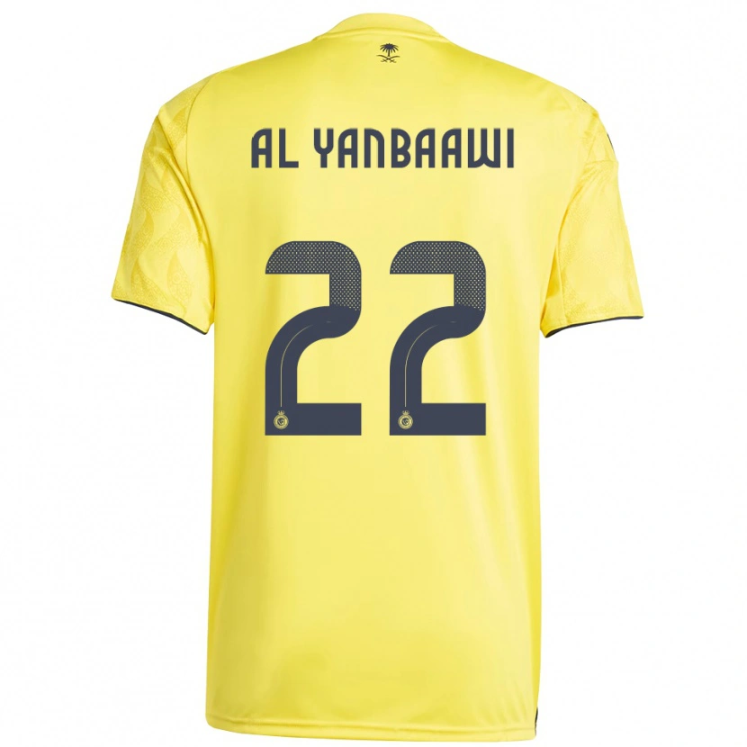 Danxen Kinderen Tahani Al-Yanbaawi #22 Geel Zwart Thuisshirt Thuistenue 2025/26 T-Shirt
