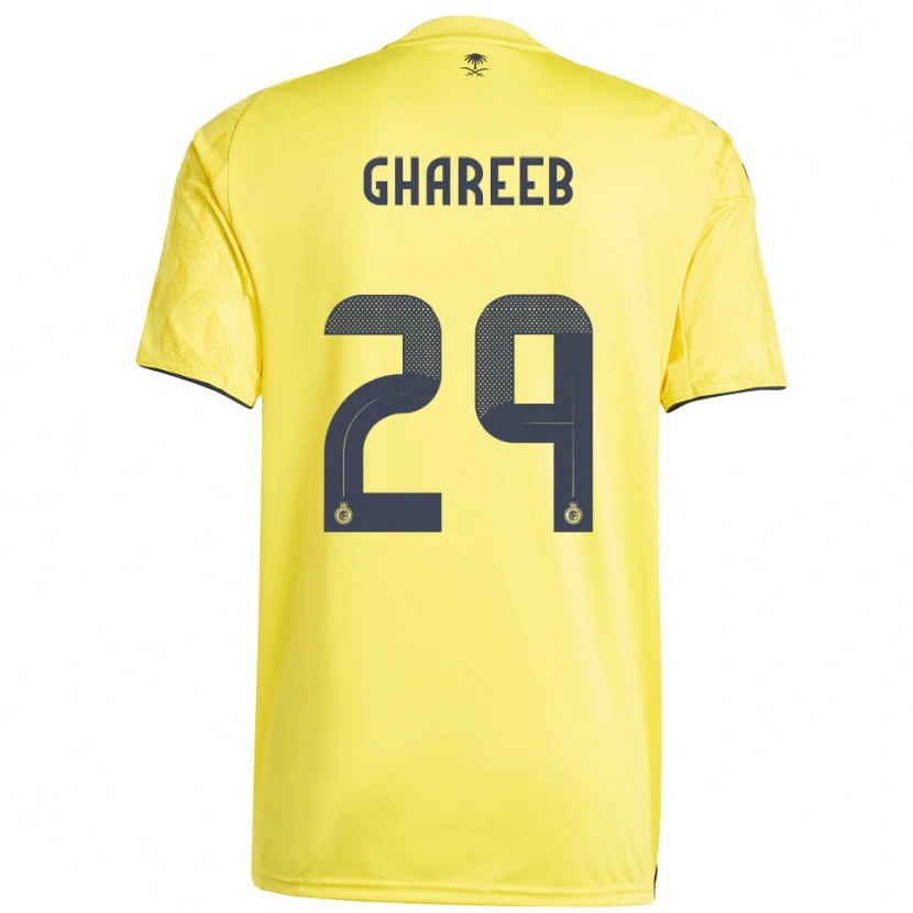 Danxen Kinderen Abdulrahman Ghareeb #29 Geel Zwart Thuisshirt Thuistenue 2025/26 T-Shirt