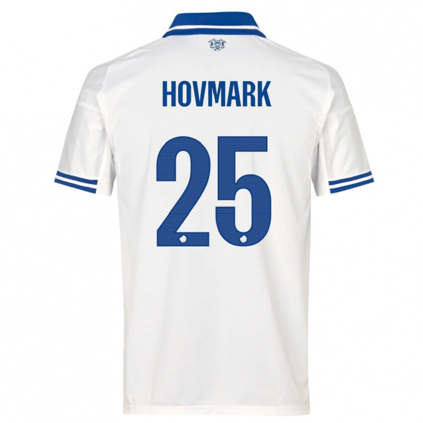 Danxen Kinderen Maria Hovmark #25 Wit Blauw Thuisshirt Thuistenue 2025/26 T-Shirt
