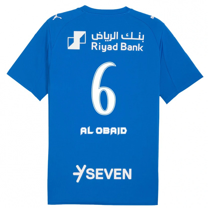 Danxen Kinderen Lulu Al-Obaid #6 Blauw Wit Thuisshirt Thuistenue 2025/26 T-Shirt