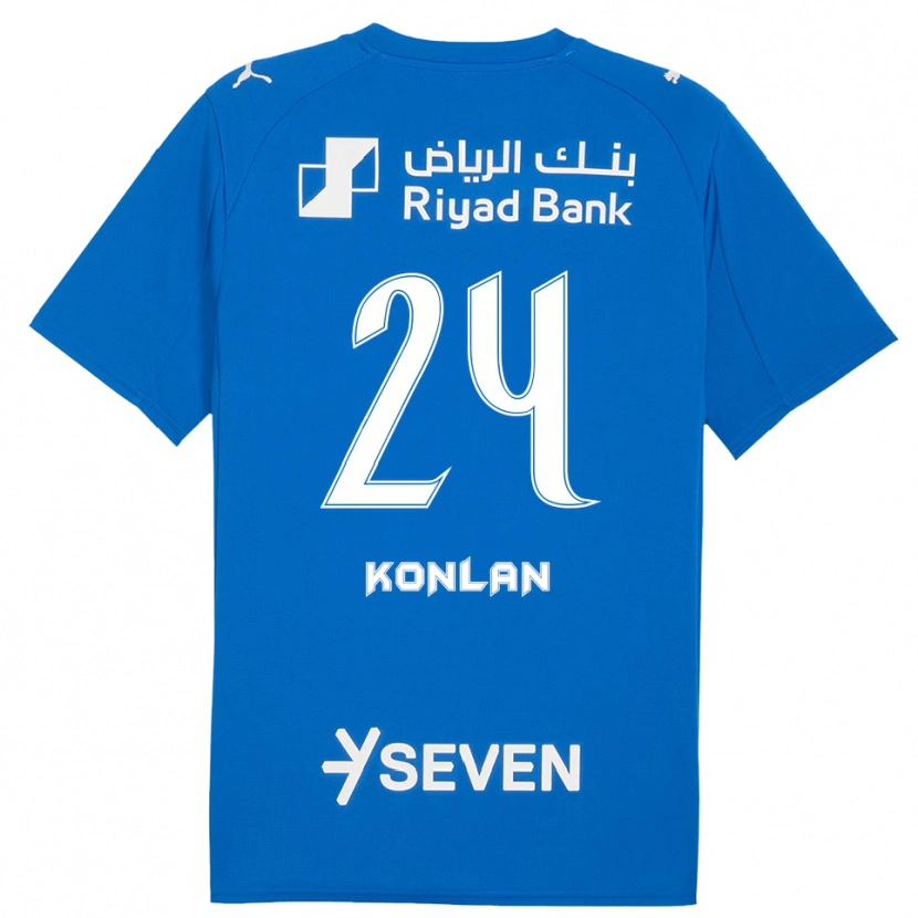 Danxen Kinderen Cynthia Konlan #24 Blauw Wit Thuisshirt Thuistenue 2025/26 T-Shirt