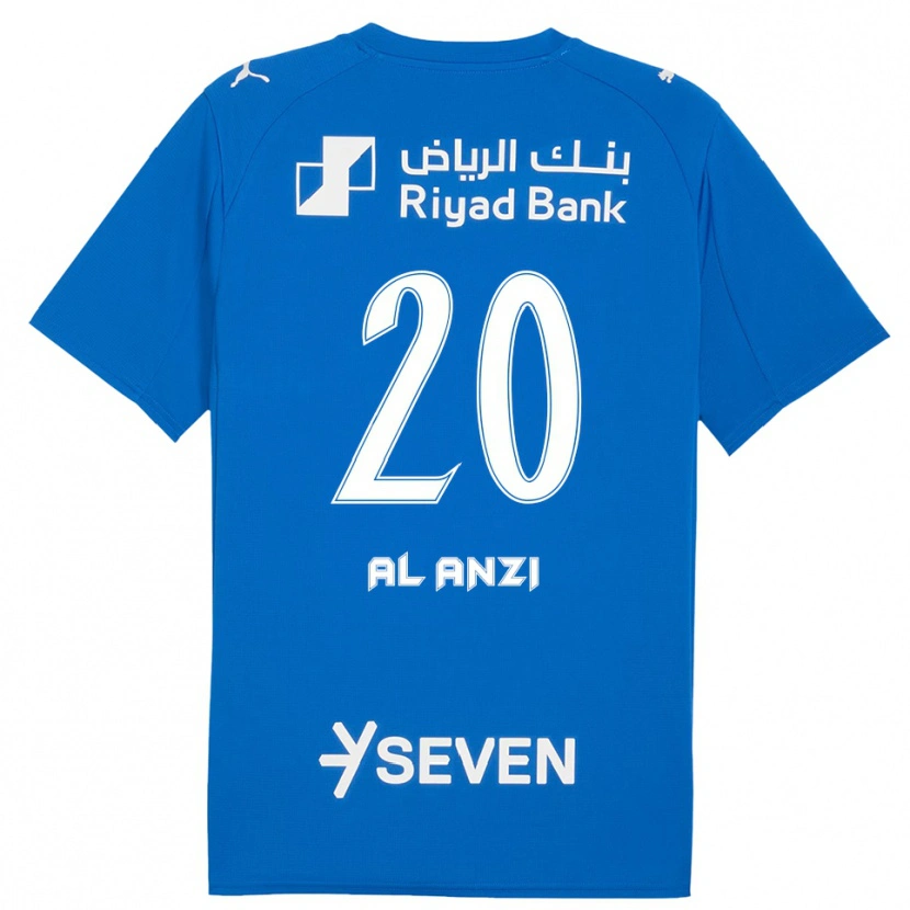 Danxen Kinderen Areej Al-Anzi #20 Blauw Wit Thuisshirt Thuistenue 2025/26 T-Shirt
