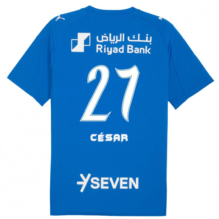 Danxen Kinderen Kaio César #27 Blauw Wit Thuisshirt Thuistenue 2025/26 T-Shirt