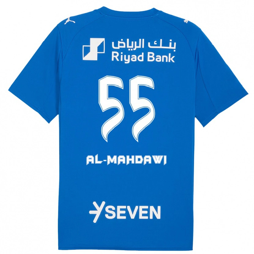 Danxen Kinderen Ali Al-Mahdawi #55 Blauw Wit Thuisshirt Thuistenue 2025/26 T-Shirt