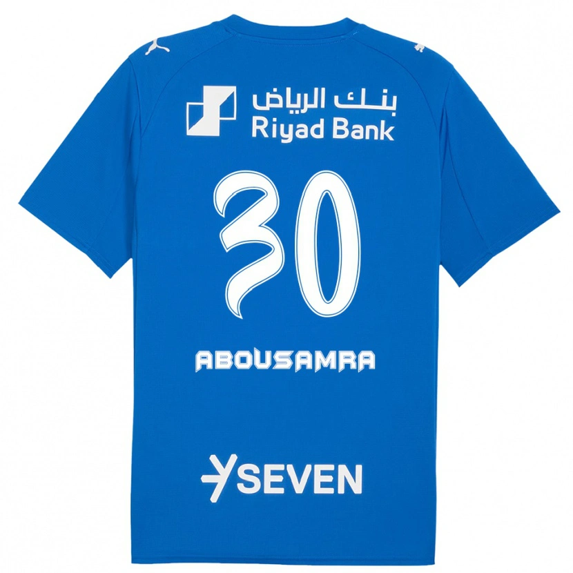 Danxen Kinderen Lamar Abousamra #30 Blauw Wit Thuisshirt Thuistenue 2025/26 T-Shirt