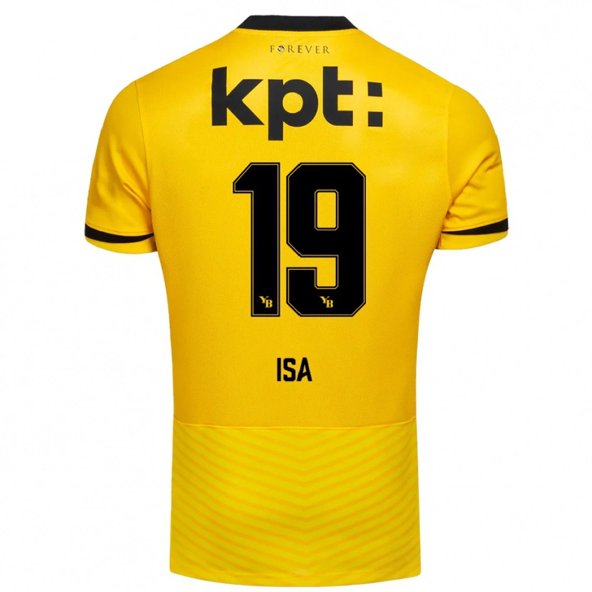 Danxen Kinderen Ron Isa #19 Geel Zwart Thuisshirt Thuistenue 2025/26 T-Shirt