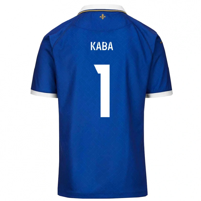 Danxen Kinderen Laye Kaba #1 Blauw Goud Thuisshirt Thuistenue 2025/26 T-Shirt
