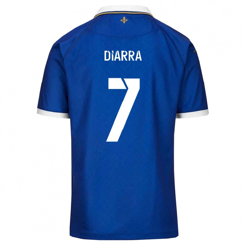 Danxen Kinderen Cheick Diarra #7 Blauw Goud Thuisshirt Thuistenue 2025/26 T-Shirt