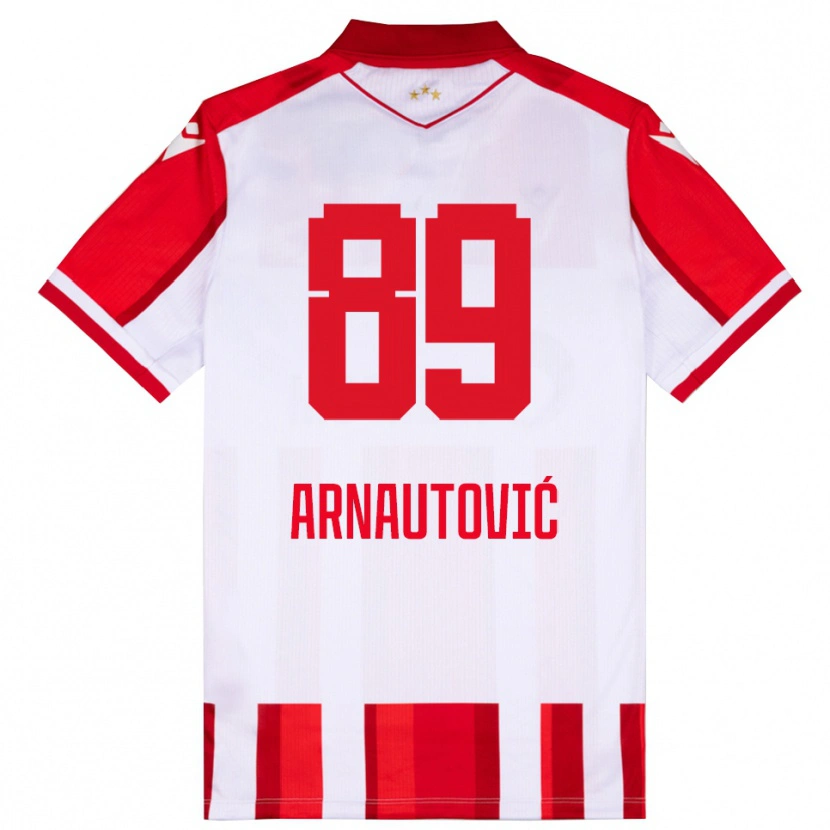Danxen Kinderen Marko Arnautovic #89 Rood Wit Thuisshirt Thuistenue 2025/26 T-Shirt