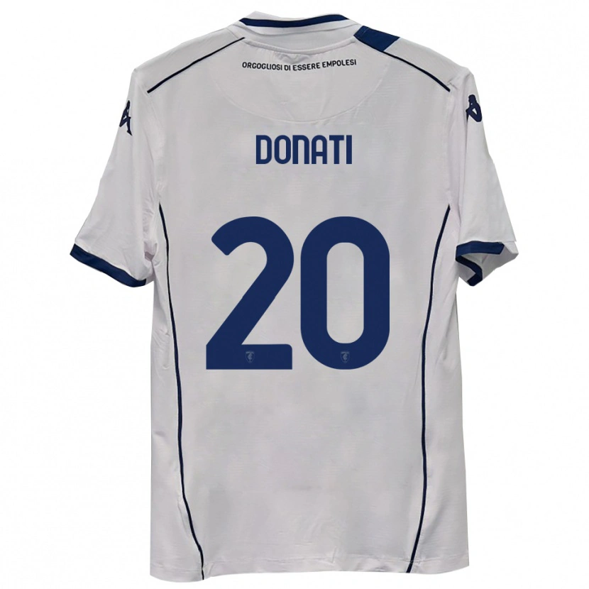 Danxen Kinderen Francesco Donati #20 Donkerblauw Uitshirt Uittenue 2025/26 T-Shirt