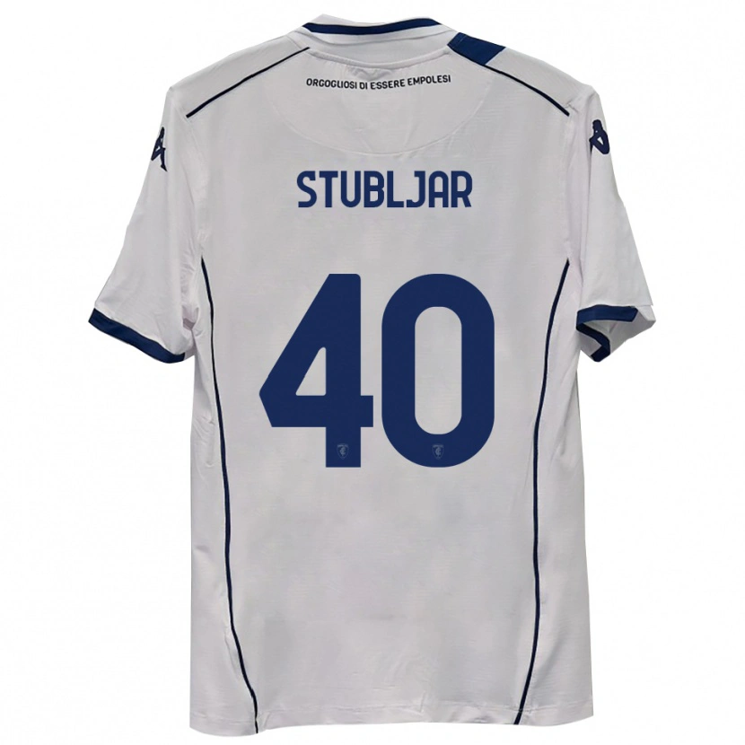 Danxen Kinderen Lovro Stubljar #40 Donkerblauw Uitshirt Uittenue 2025/26 T-Shirt