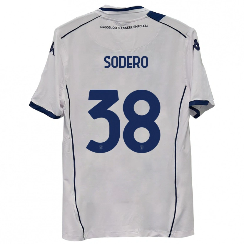 Danxen Kinderen Andrea Sodero #38 Donkerblauw Uitshirt Uittenue 2025/26 T-Shirt