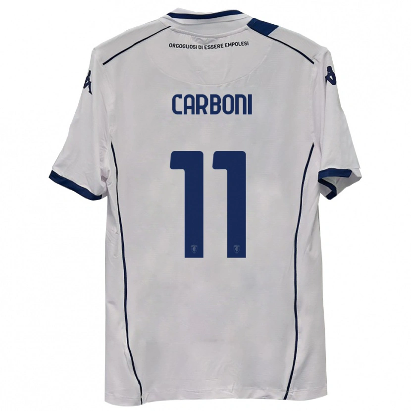 Danxen Kinderen Franco Carboni #11 Donkerblauw Uitshirt Uittenue 2025/26 T-Shirt