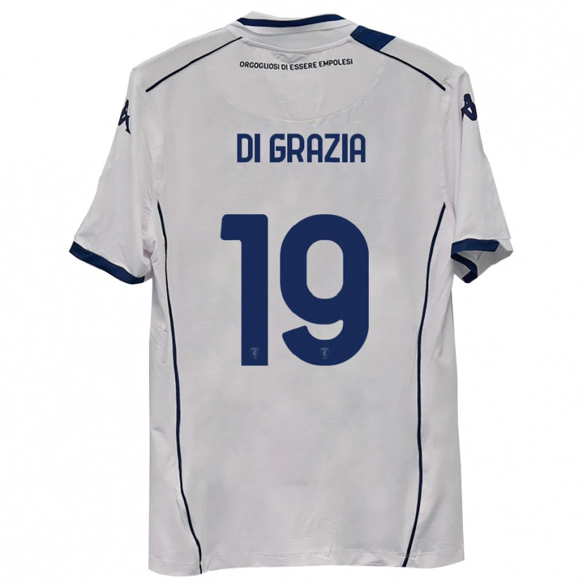 Danxen Kinderen Manuel Di Grazia #19 Donkerblauw Uitshirt Uittenue 2025/26 T-Shirt