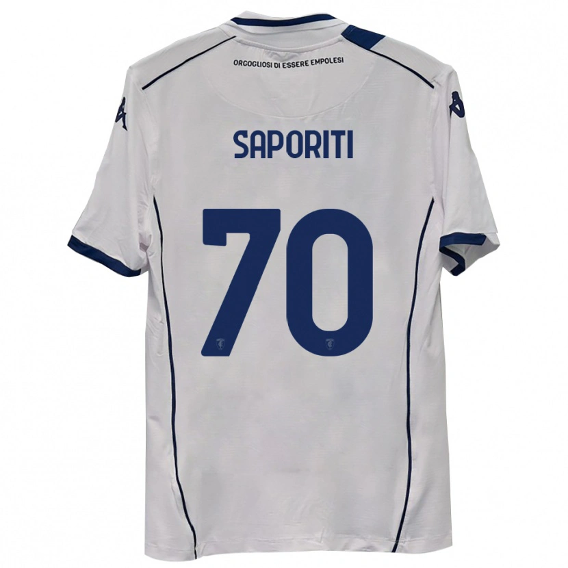 Danxen Kinderen Edoardo Saporiti #70 Donkerblauw Uitshirt Uittenue 2025/26 T-Shirt