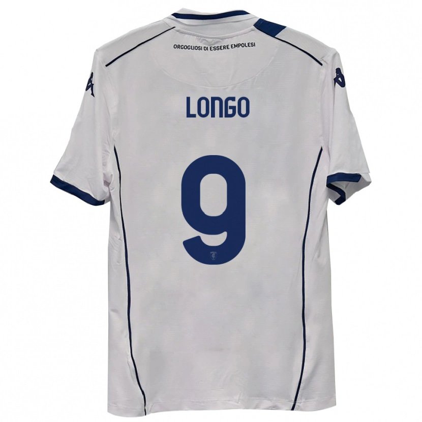 Danxen Kinderen Mattia Longo #9 Donkerblauw Uitshirt Uittenue 2025/26 T-Shirt