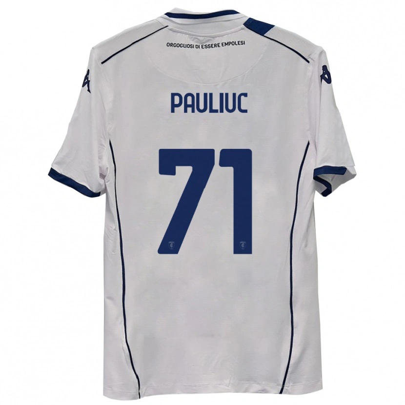 Danxen Kinderen Nicolò Pauliuc #71 Donkerblauw Uitshirt Uittenue 2025/26 T-Shirt
