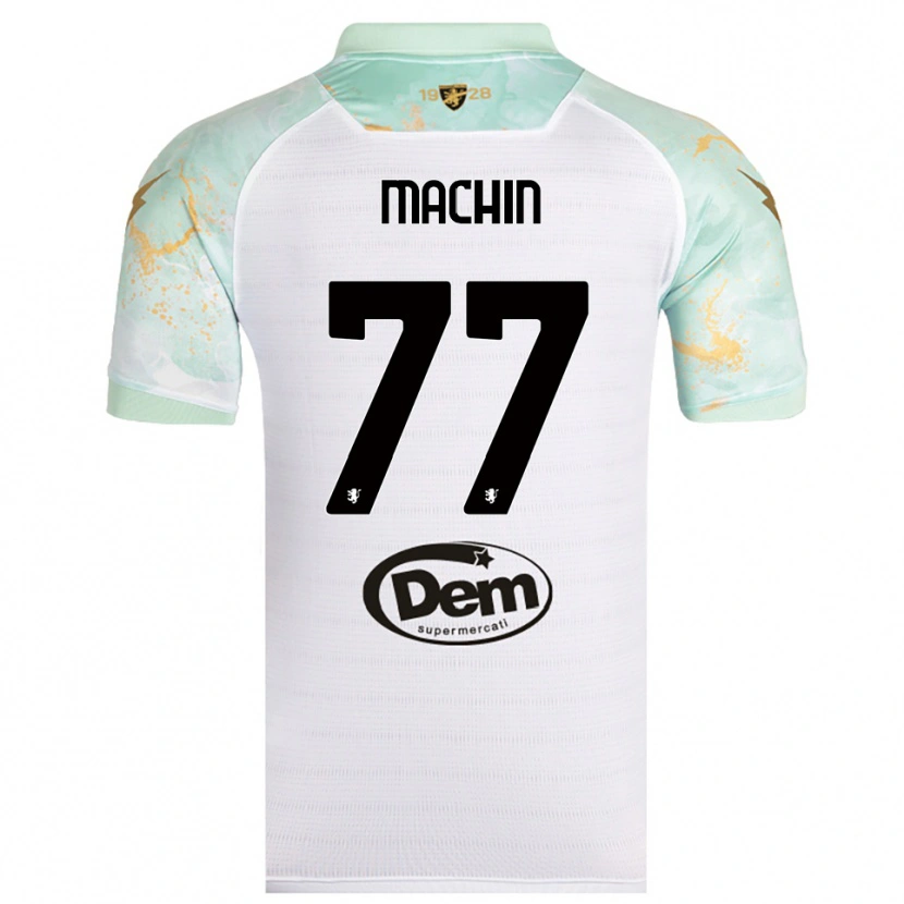 Danxen Kinderen José Machín #77 Wit Zwart Uitshirt Uittenue 2025/26 T-Shirt