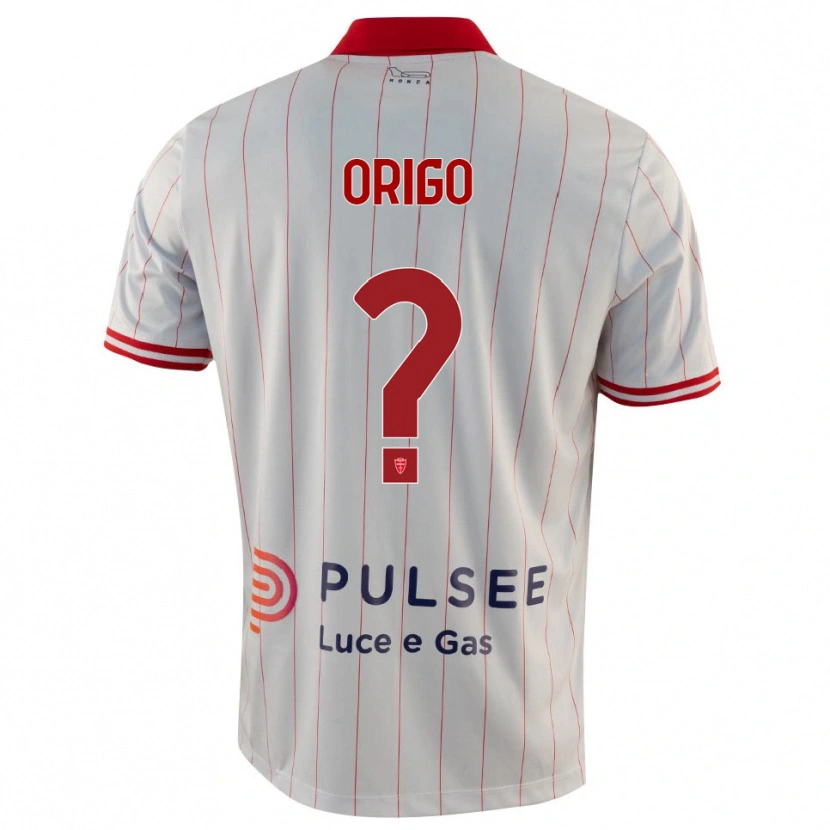 Danxen Kinderen Tobias Origo #0 Wit Rood Blauw Uitshirt Uittenue 2025/26 T-Shirt